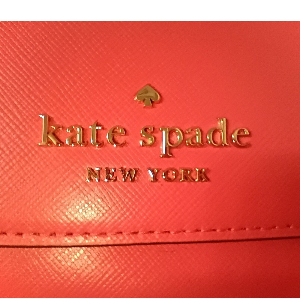 KATE SPADE Carson Pink Ruby Leather Convertible Crossbody Bag - EUC - Picture 6 of 10